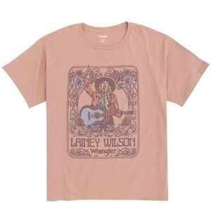 NWT Wrangler Women’s LAINEY WILSON Short Sleeve Graphic Tee Shirt OVERSIZED XL